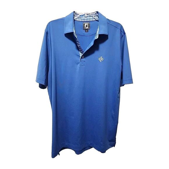 FJ FootJoy Mens Short Sleeve Polo Golf Shirt Large In Perfect Condition - Picture 1 of 4